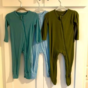 Three Kyte Baby onesies